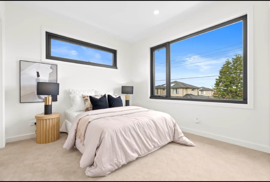Australia villa bedroom window finish