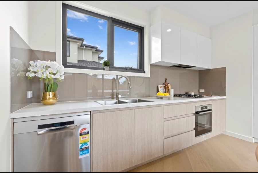Custom kitchen cabinets in Australia villa