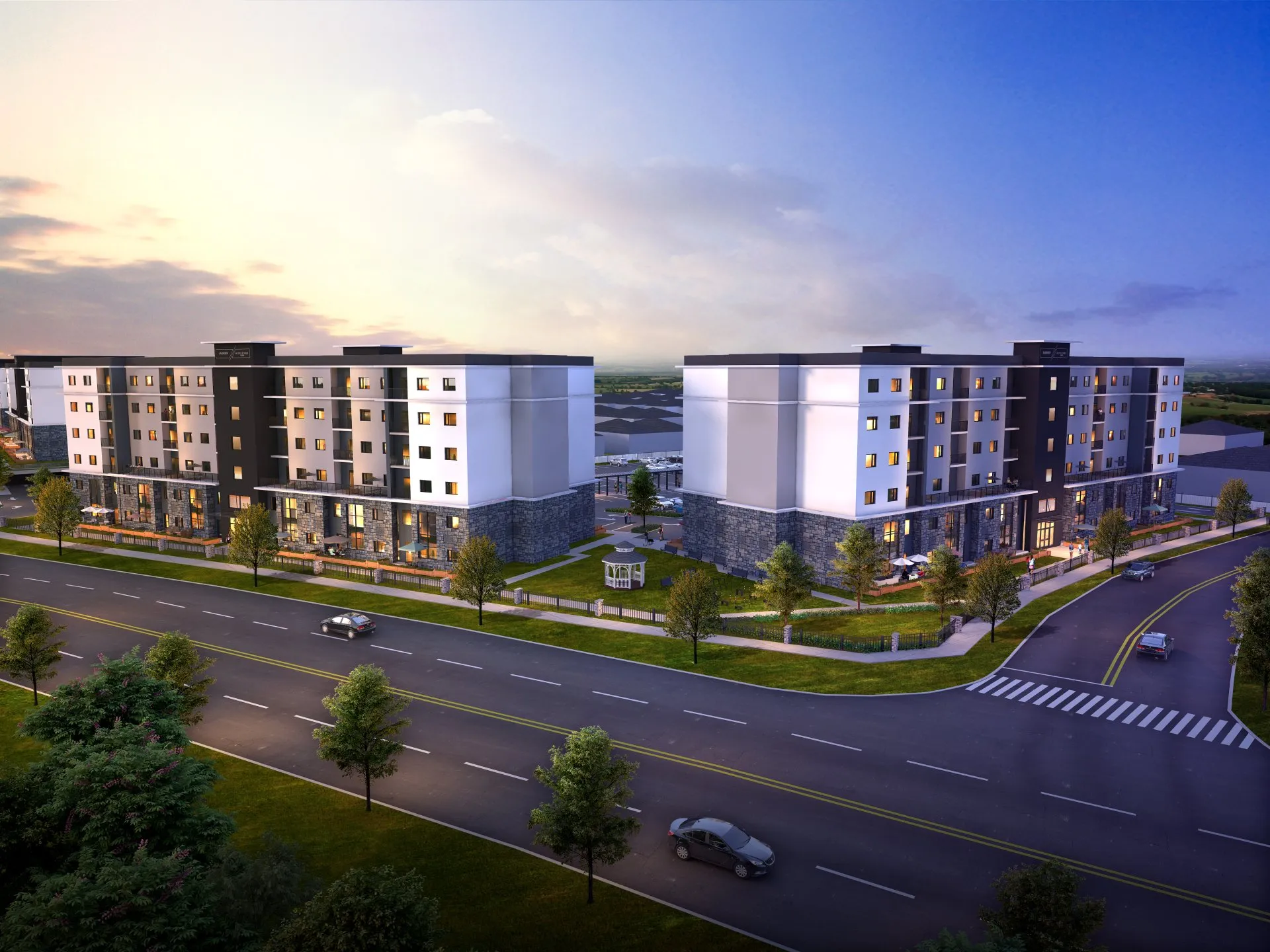 Ontario Luxury Apartment Community exterior