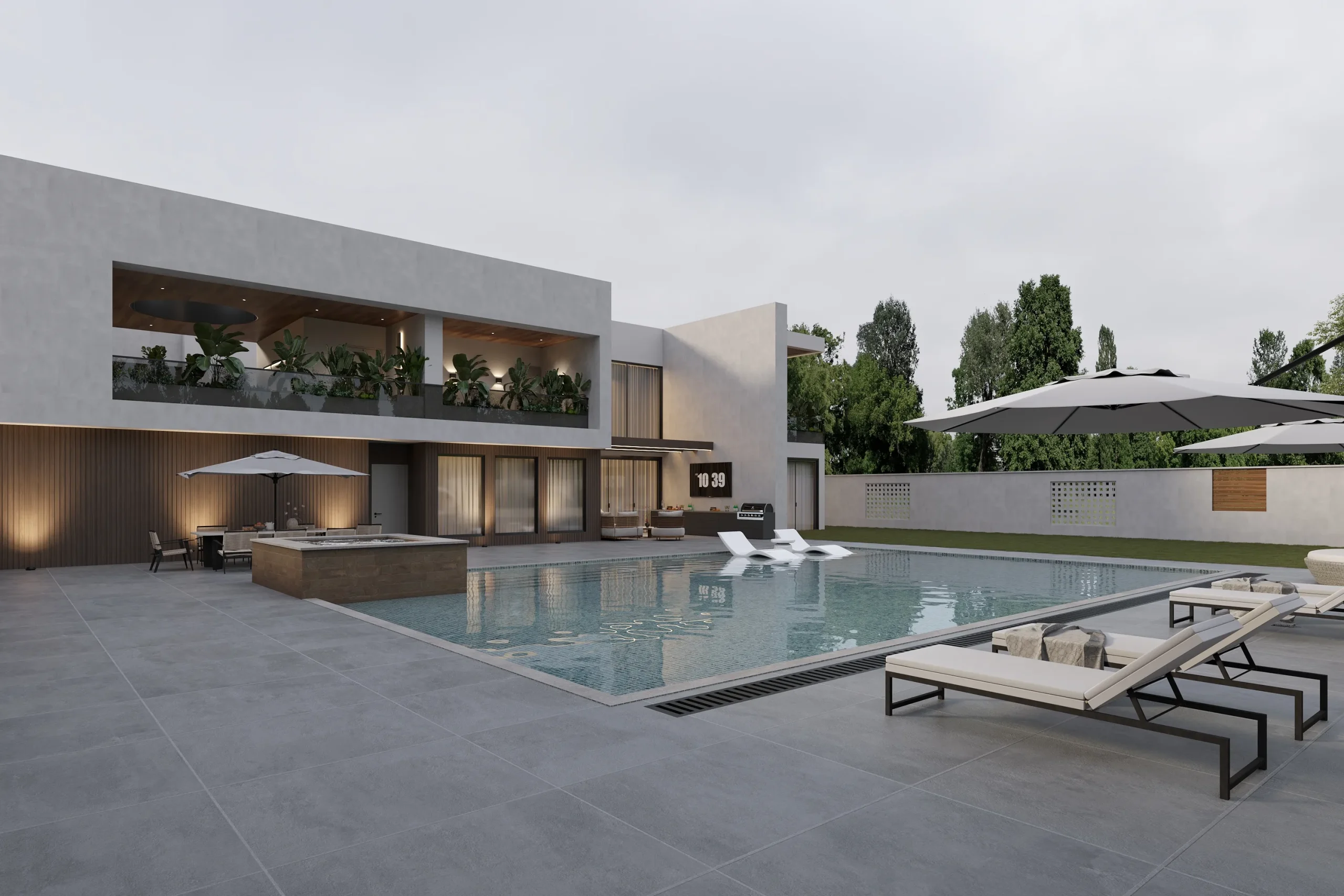 Texas Modern Luxury Villa project view 4