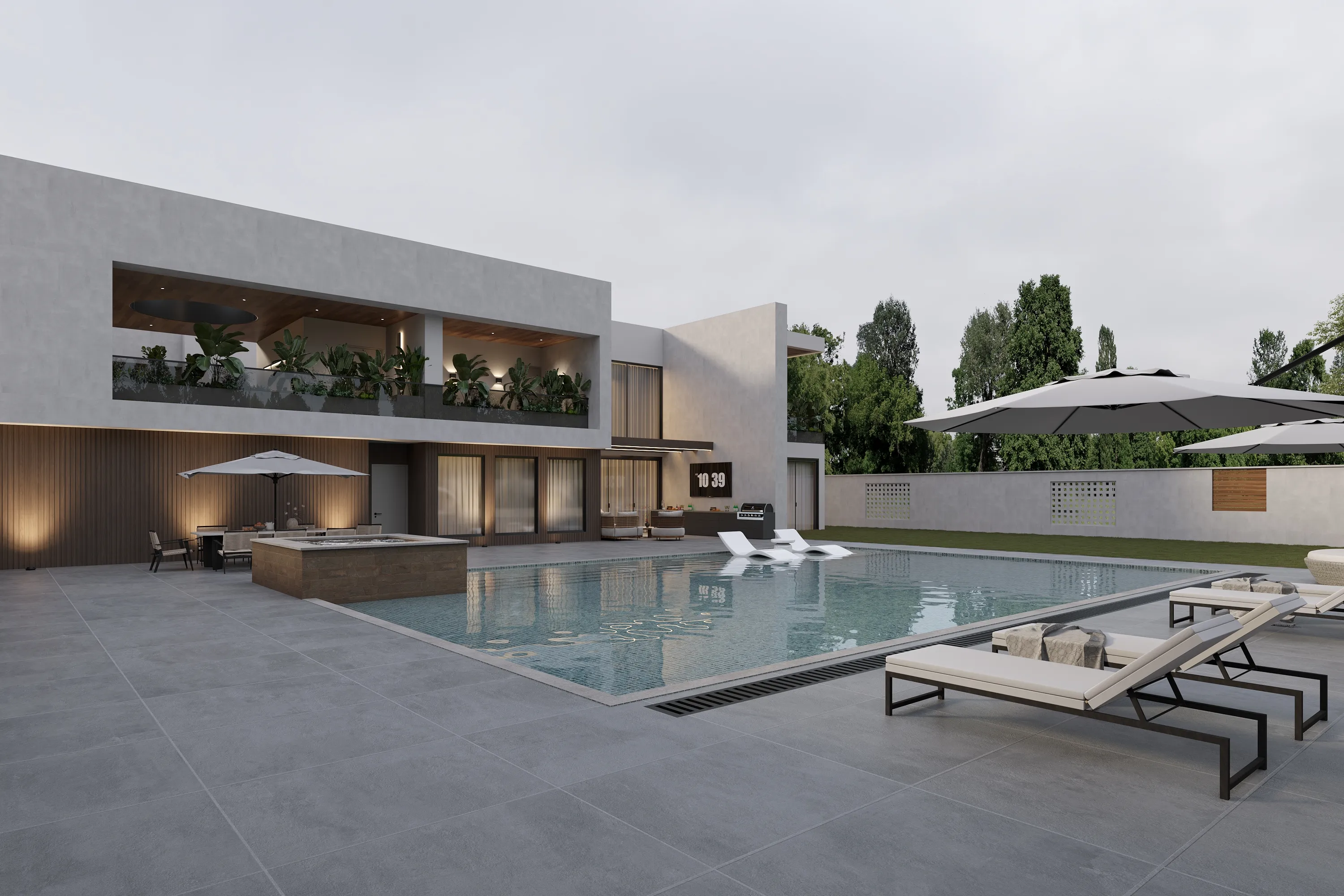 Texas Modern Luxury Villa project view 5