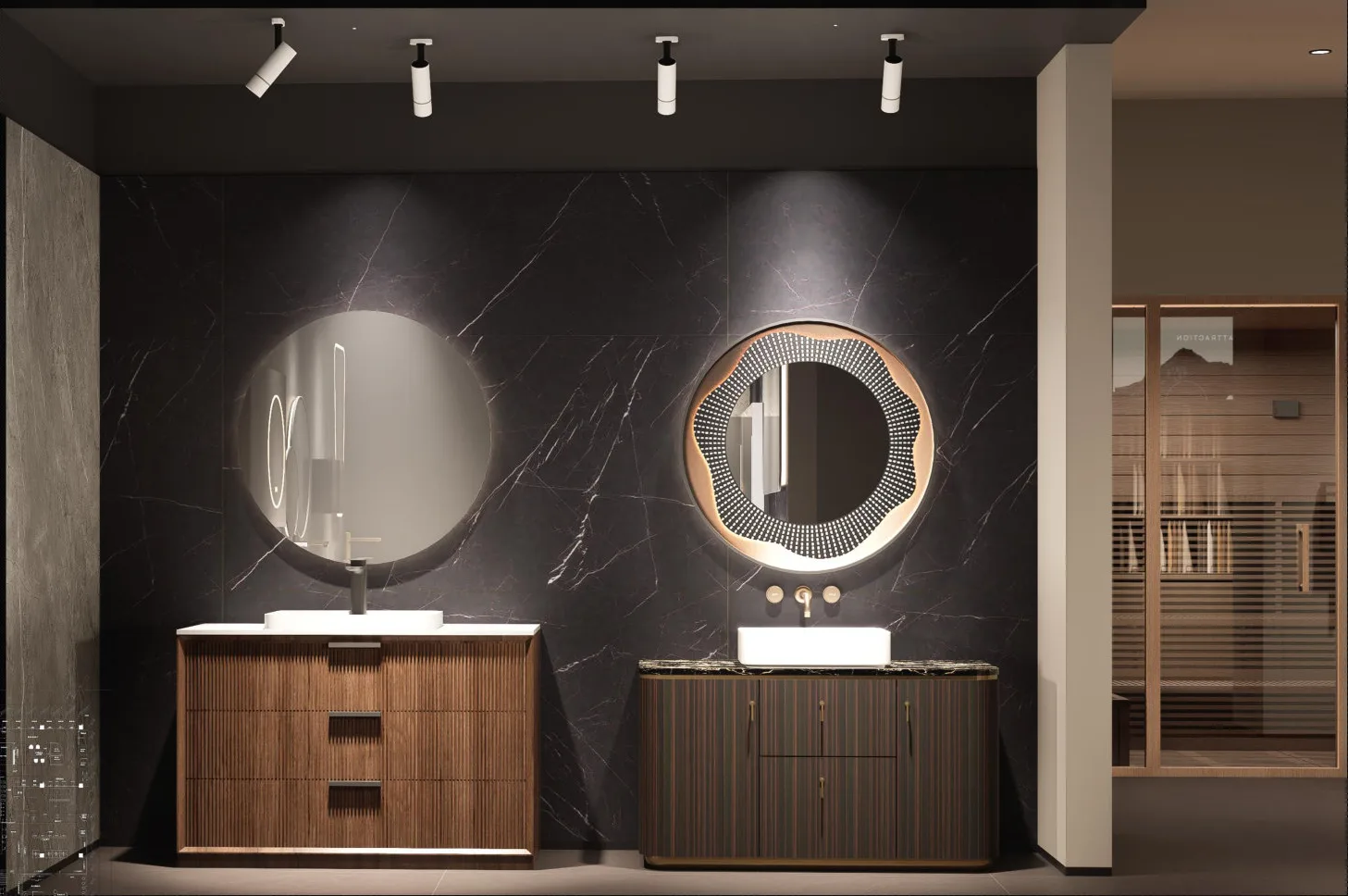 Bathroom — Vanity & Mirror Display