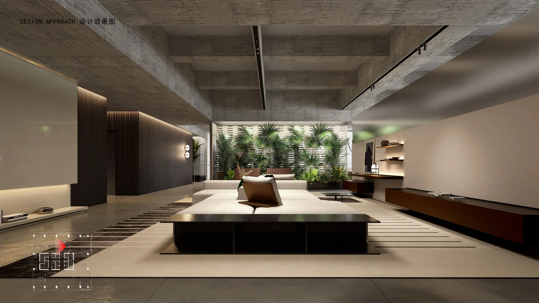Furniture — Garden-Facing Living Suite